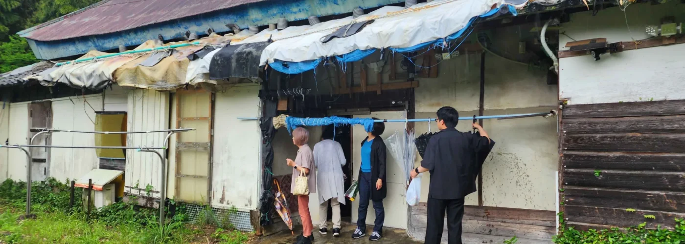 （ボロボロですが楽しい思い出が詰まっている、母方実家です。）