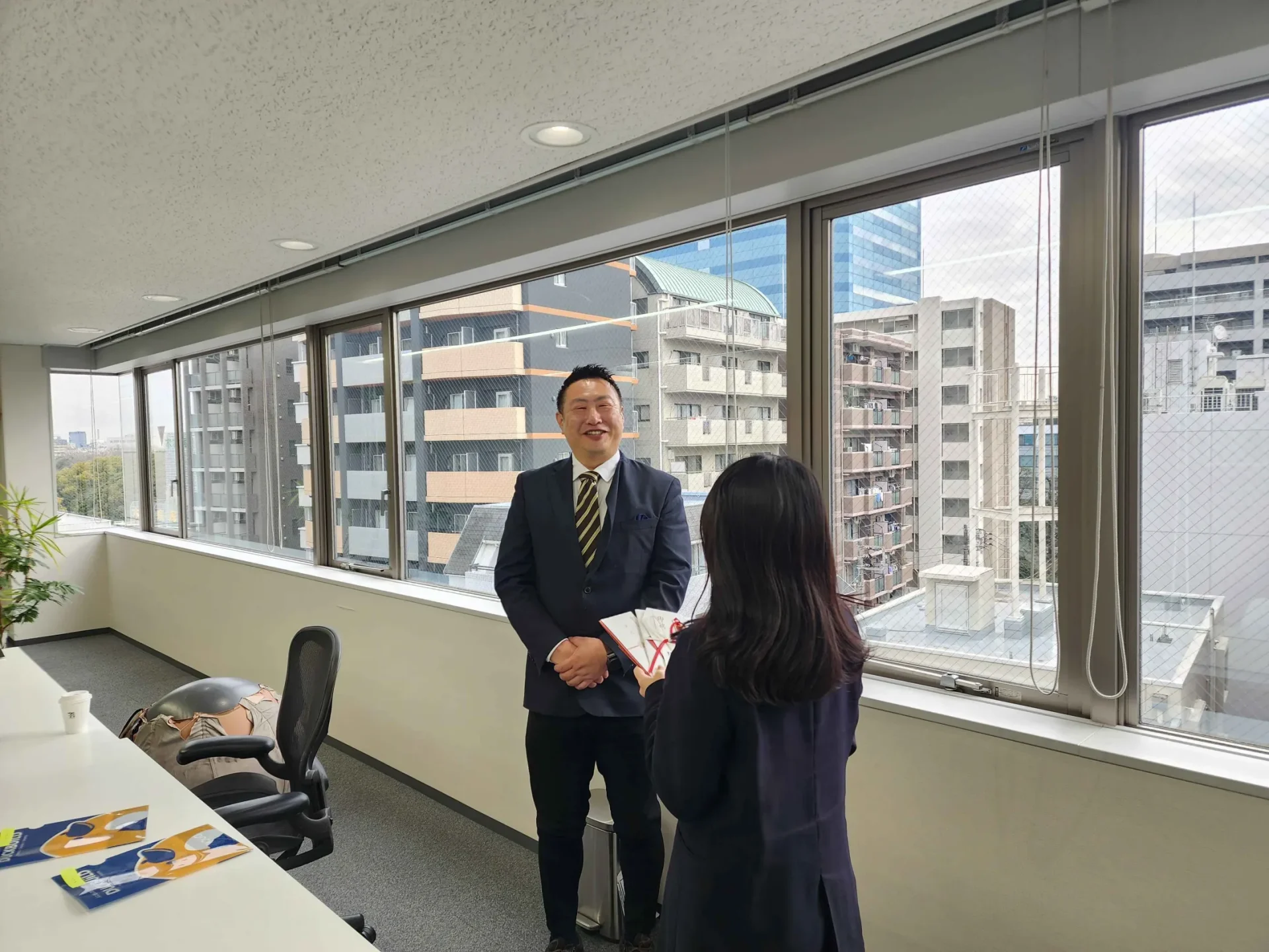 社員の成功は、何より嬉しい。