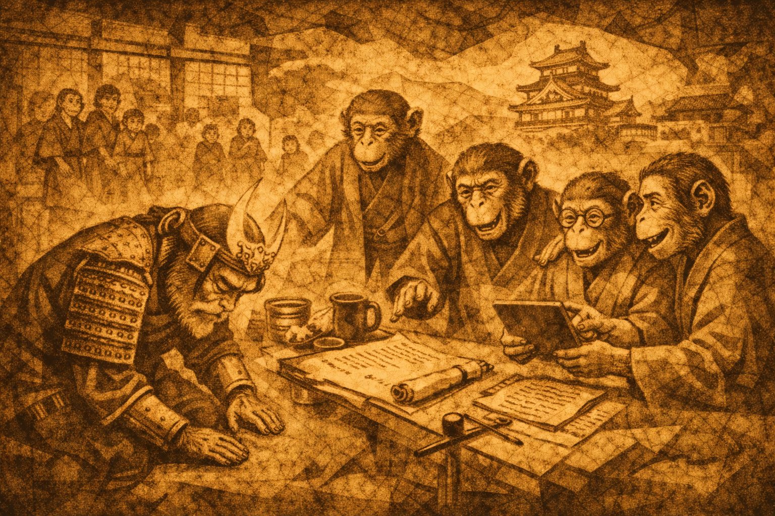 頭を下げるほど、部下は大きく見える。