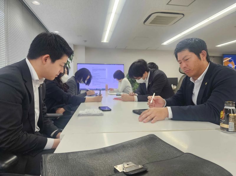 早朝勉強会の風景です。