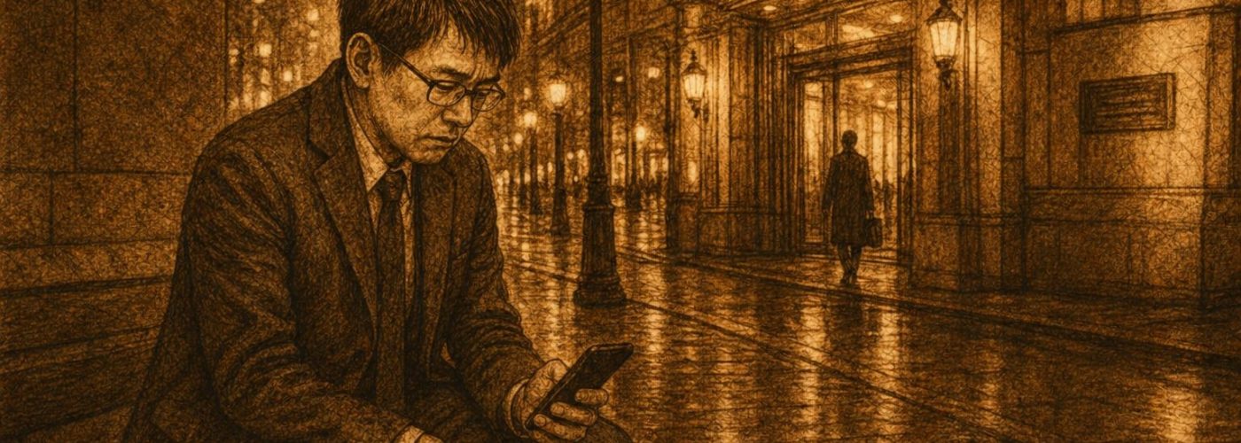 師走の賑やかさが足取りを重くする。