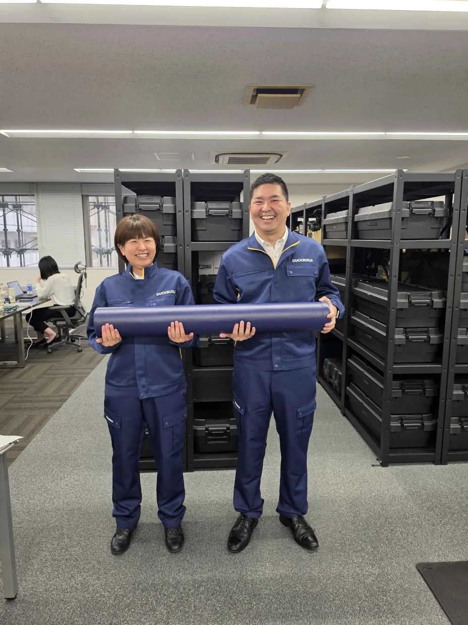 ストレッチポール持つの嬉しそう！